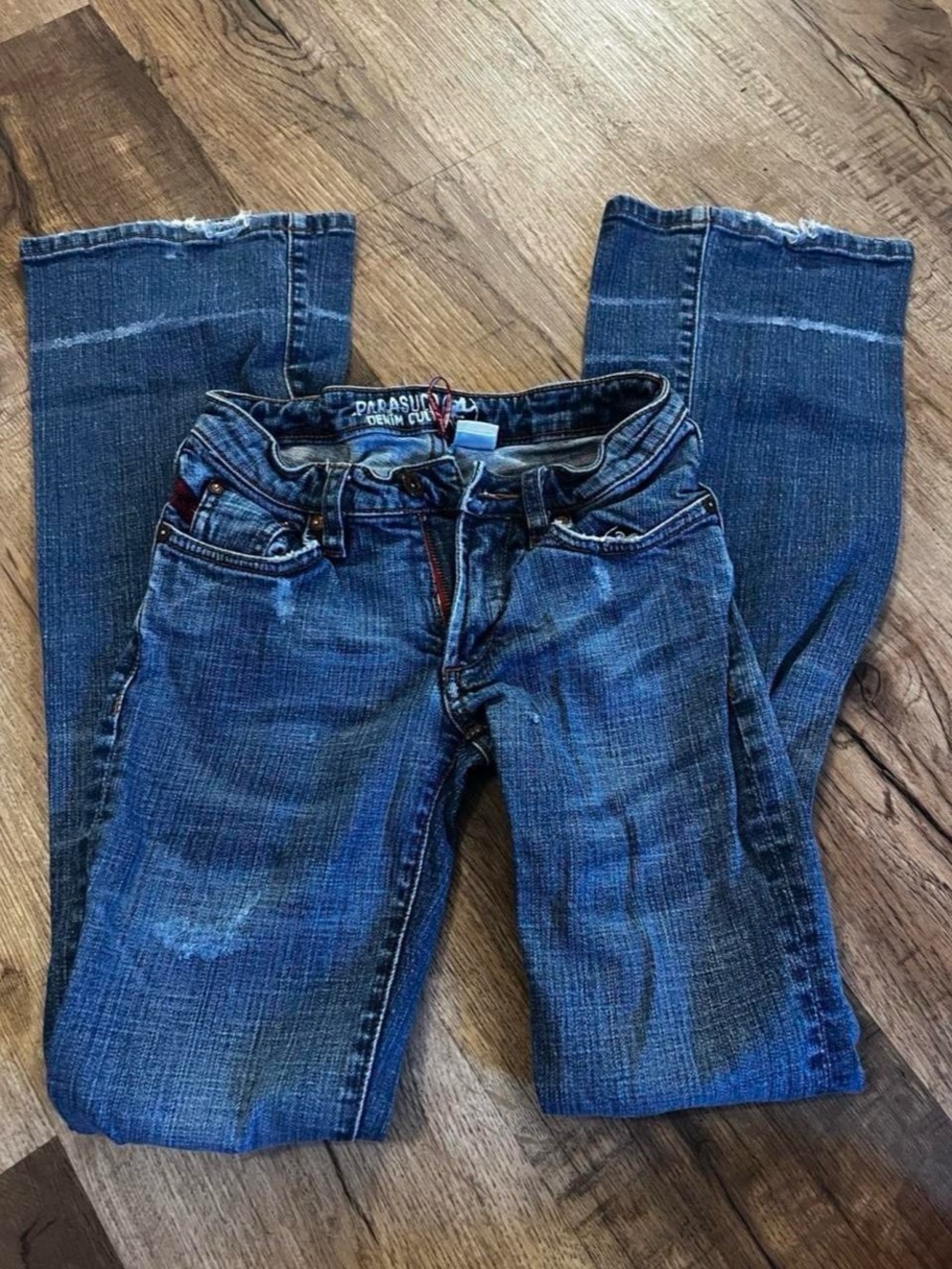 Parasuco Women's Boot Cut Jeans in Blue Denim